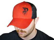 Load image into Gallery viewer, Snapback Trucker Hat - Red/Black
