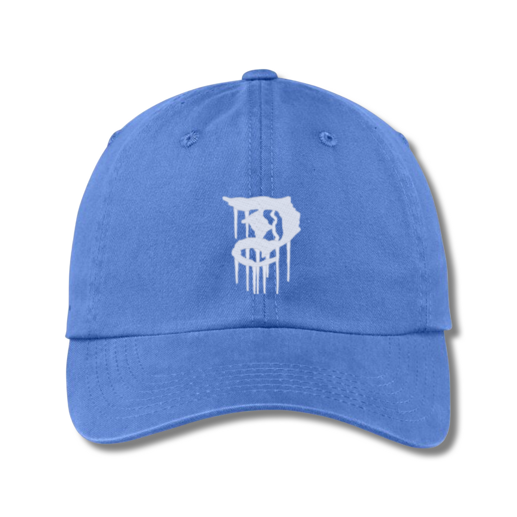 Unstructured Hat - Royal/White