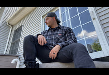 Load image into Gallery viewer, Lightweight Flannel Shirt - Black/Grey
